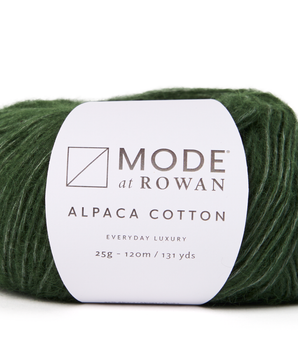 Mode At Rowan Alpaca Cotton 018 Foliage Green - Rowan