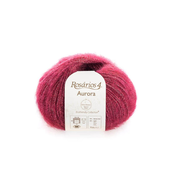 44 Kirsebær Aurora SilkMohair - Rosarios4