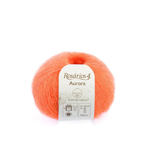 62 Orange Neon Aurora SilkMohair - Rosarios4