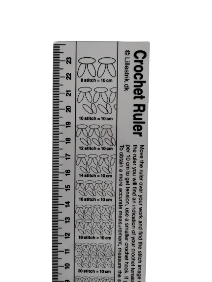 Crochet Ruler - English