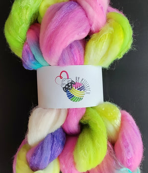 Blandede Bolcher - Merino/Silke 100g